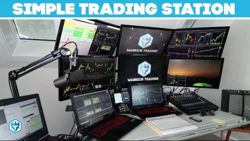 That’s what a typical trading station looks like