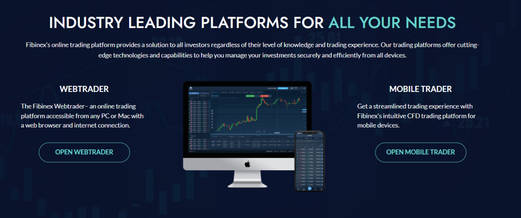  trading platforms fibinex